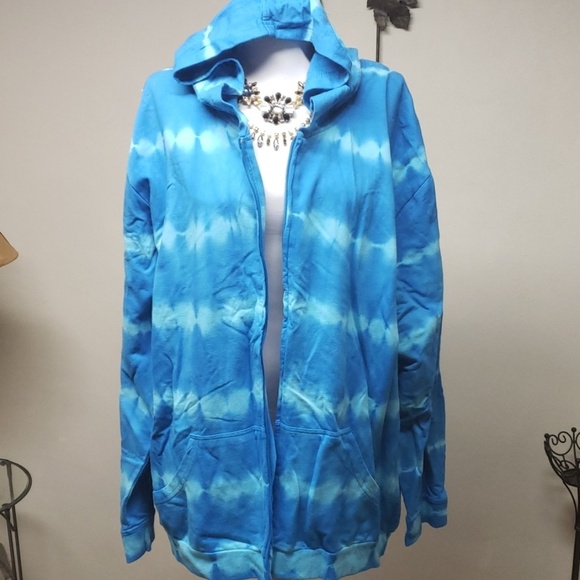 Tie-dye hoodie. Size 1X.  New - Picture 1 of 3
